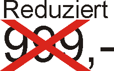 reduziert